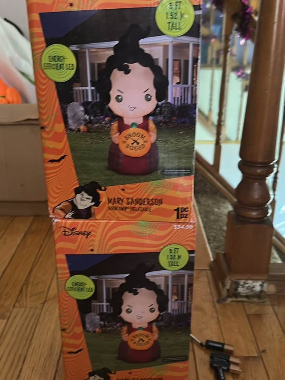 NIB Disney Mary Sanderson Hocus POCUS Halloween Inflatable LAST ONE!
